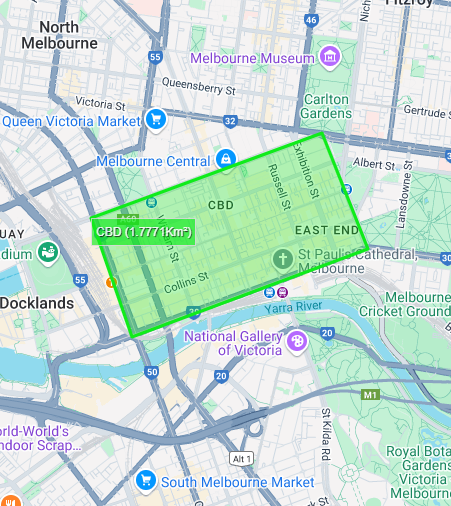 CBD Tracking Geofence